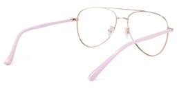 Paige Rose-Gold Aviator Glasses4