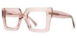 Brandon Beige Square Glasses2
