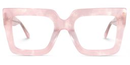 Brandon Pink Square Glasses0