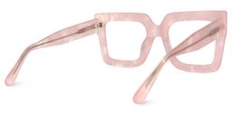Brandon Pink Square Glasses4