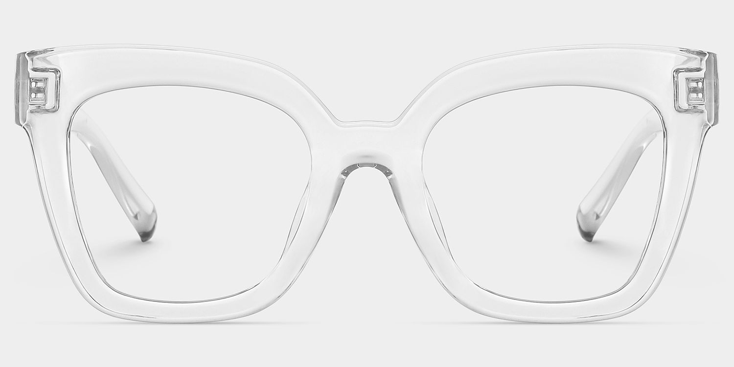 Malcolm Square Clear TR90 Frame Glasses | Zeelool0