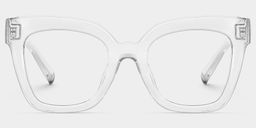 Malcolm Clear Square Glasses0