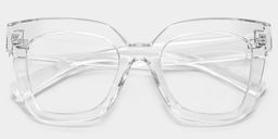 Malcolm Clear Square Glasses1