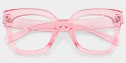Malcolm Pink Square Glasses1