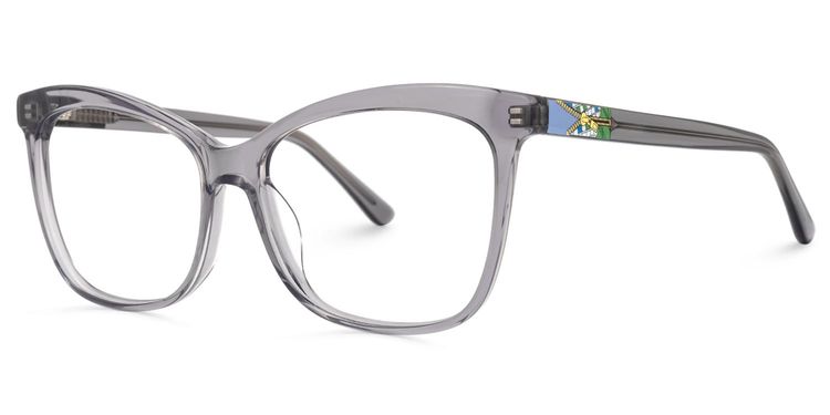 Alfred Gray Butterfly Glasses