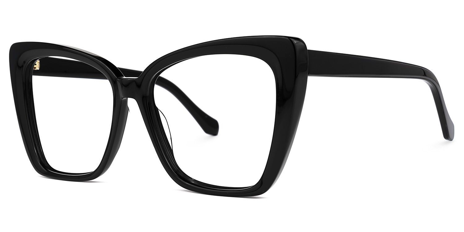Shanell Butterfly Black Eyeglasses and Glasses Frames1