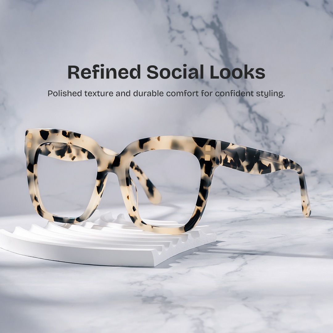 Minguela Square Brown-Tortoise Glasses | ZEELOOL0