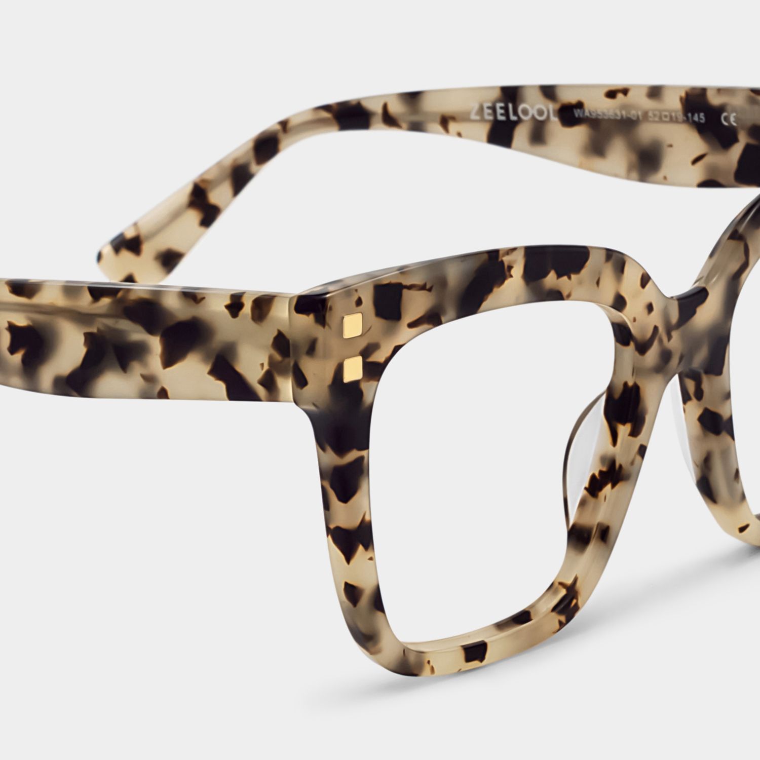 Minguela Square Brown-Tortoise Glasses | ZEELOOL6