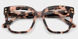 Minguela Pink-Tortoise Square Glasses3