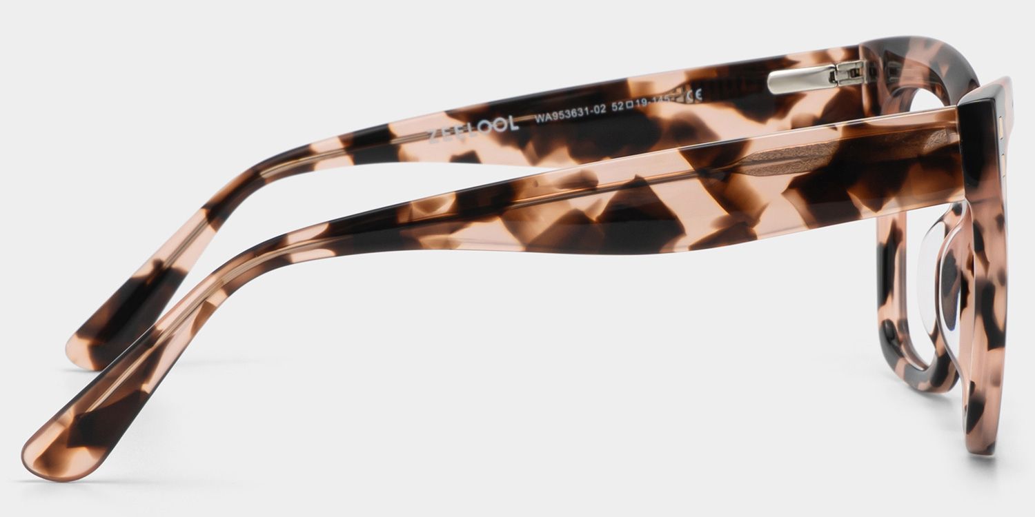 Minguela Square Cheetah Print Tortoise Glasses | ZEELOOL5