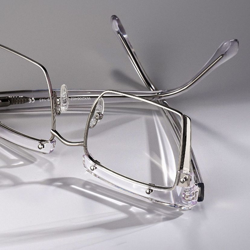 Kiana Clear Square Glasses