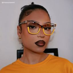 Rhoden Yellow Cat eye Glasses6