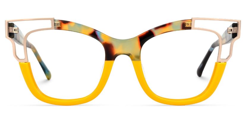 Rhoden Yellow Cat eye Glasses
