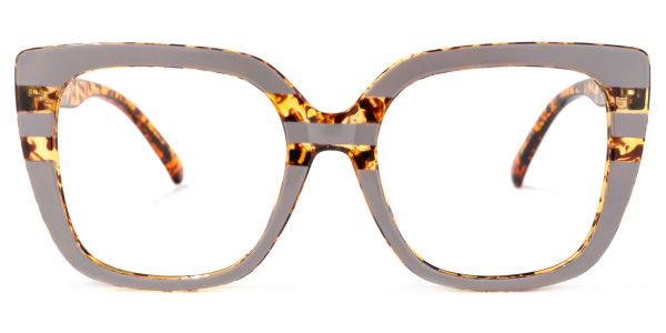 Qasim Cateye Rose-Gold Glasses