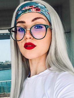 Nayeli Aviator Black-Silver Glasses5